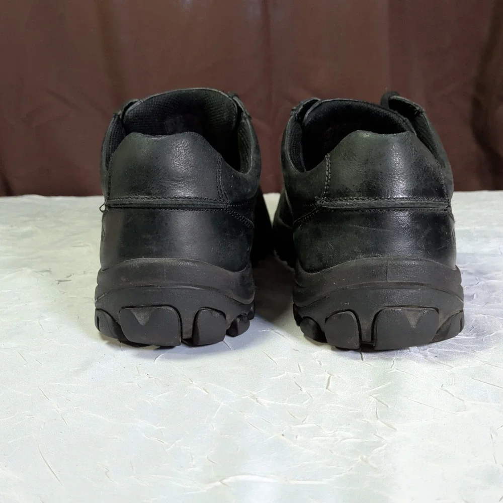 KEEN Oxford Shoes Mens Size 11 Black Leather Bump Toe Chunky Comfort Gorpcore